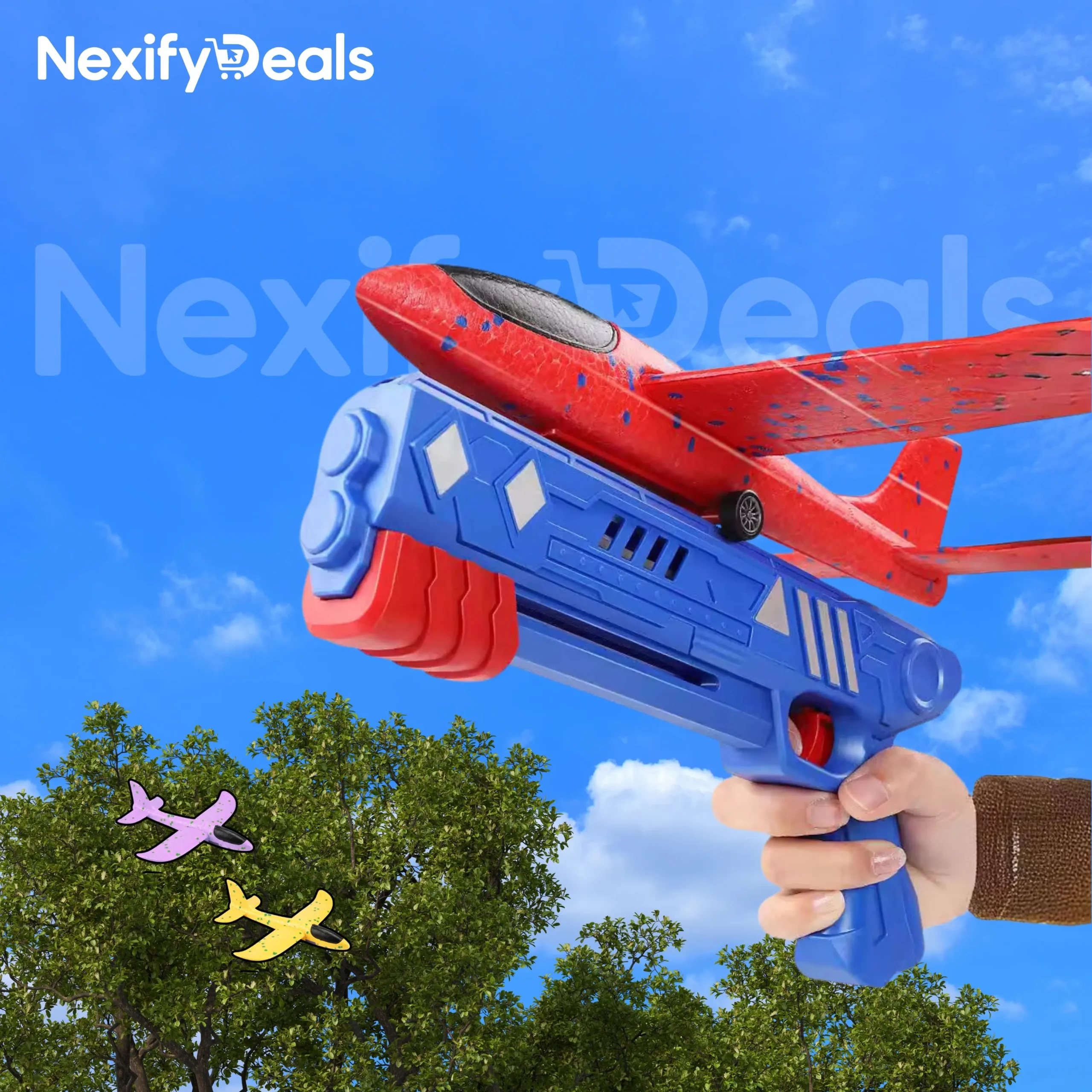 Airplane Launcher Gun Toy