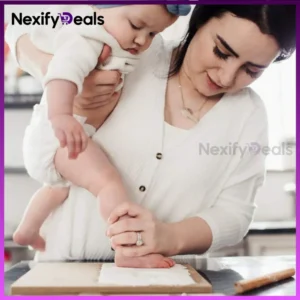 Baby Footprint & Handprint Photo Frame Kit