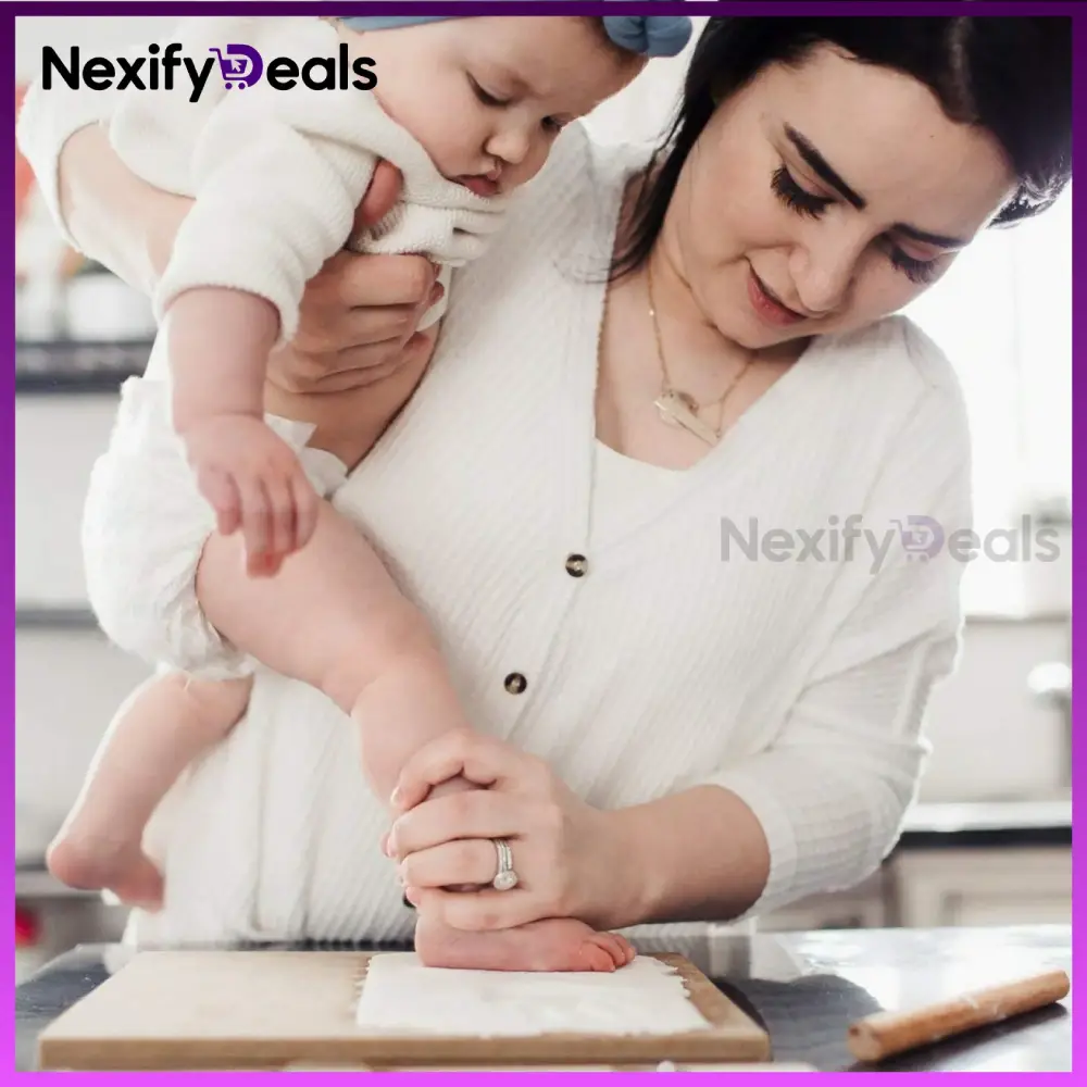 Baby Footprint & Handprint Photo Frame Kit