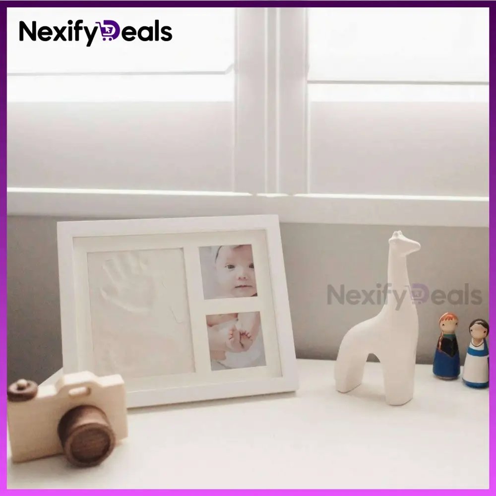 Baby Footprint & Handprint Photo Frame Kit (5)