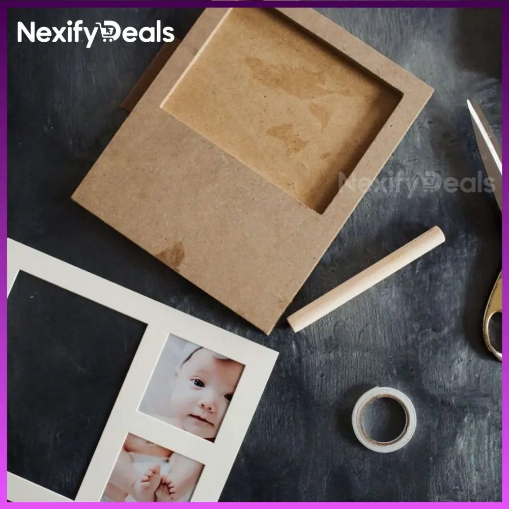 Baby Footprint & Handprint Photo Frame Kit (6)