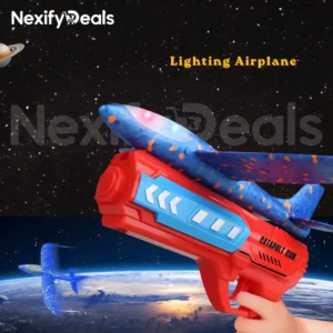 Airplane Launcher Gun Toy - 2 Plane ( lighting & non-lighting)